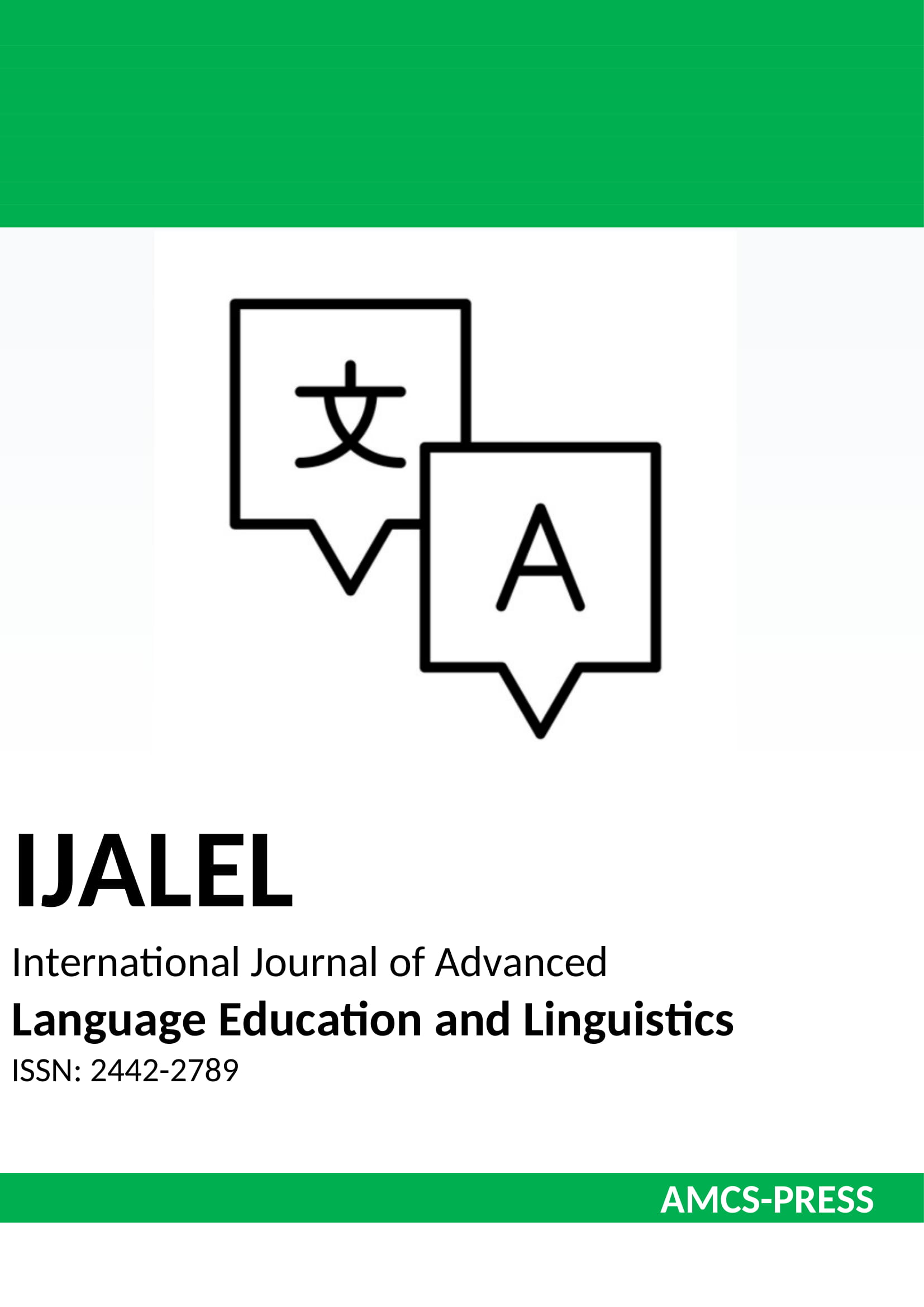 					View Vol. 4 No. 2 (2023): Language and Educational Linguistics 
				